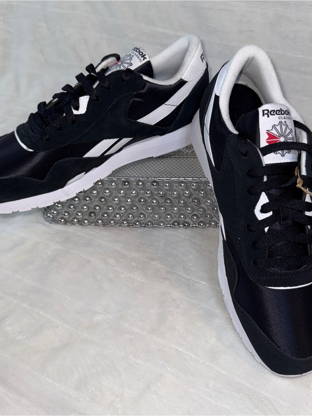 Reebok Classic Nylon Black White Men’s 11.5 NWT Running Sneakers style 100009273 - Picture 13 of 17